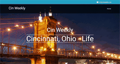 Desktop Screenshot of cinweekly.com